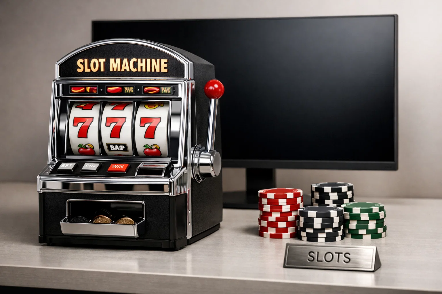 Abstract representation of new slots site